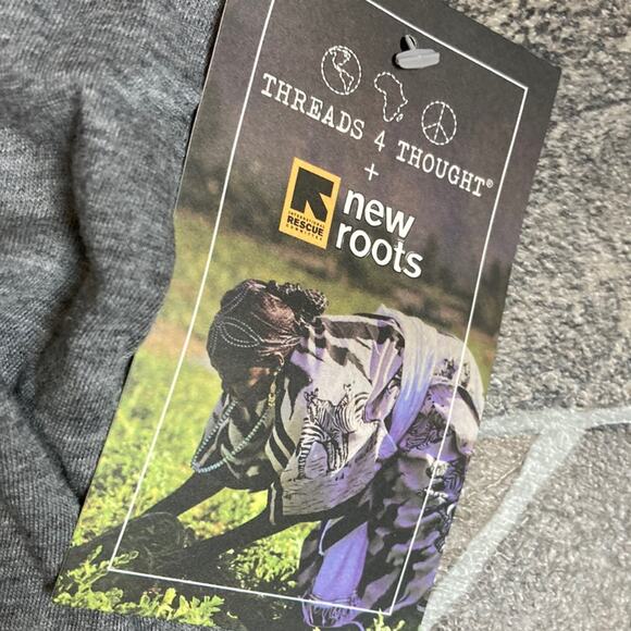 NWT Threads 4 Thought Veronica Gray T Shirt Sz Large - Picture 11 of 11